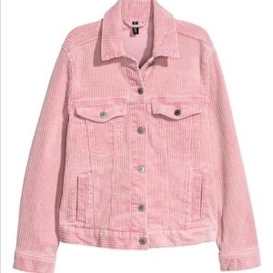 Pink H&M Corduroy Jacket